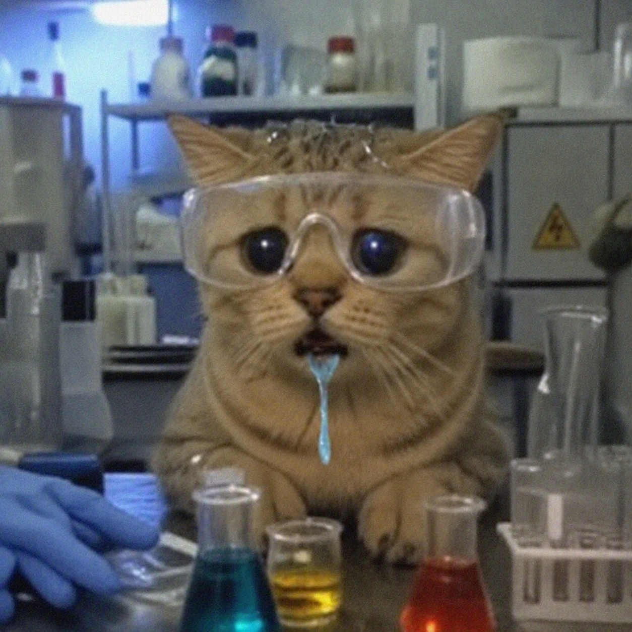 Drooling cat meme 15
