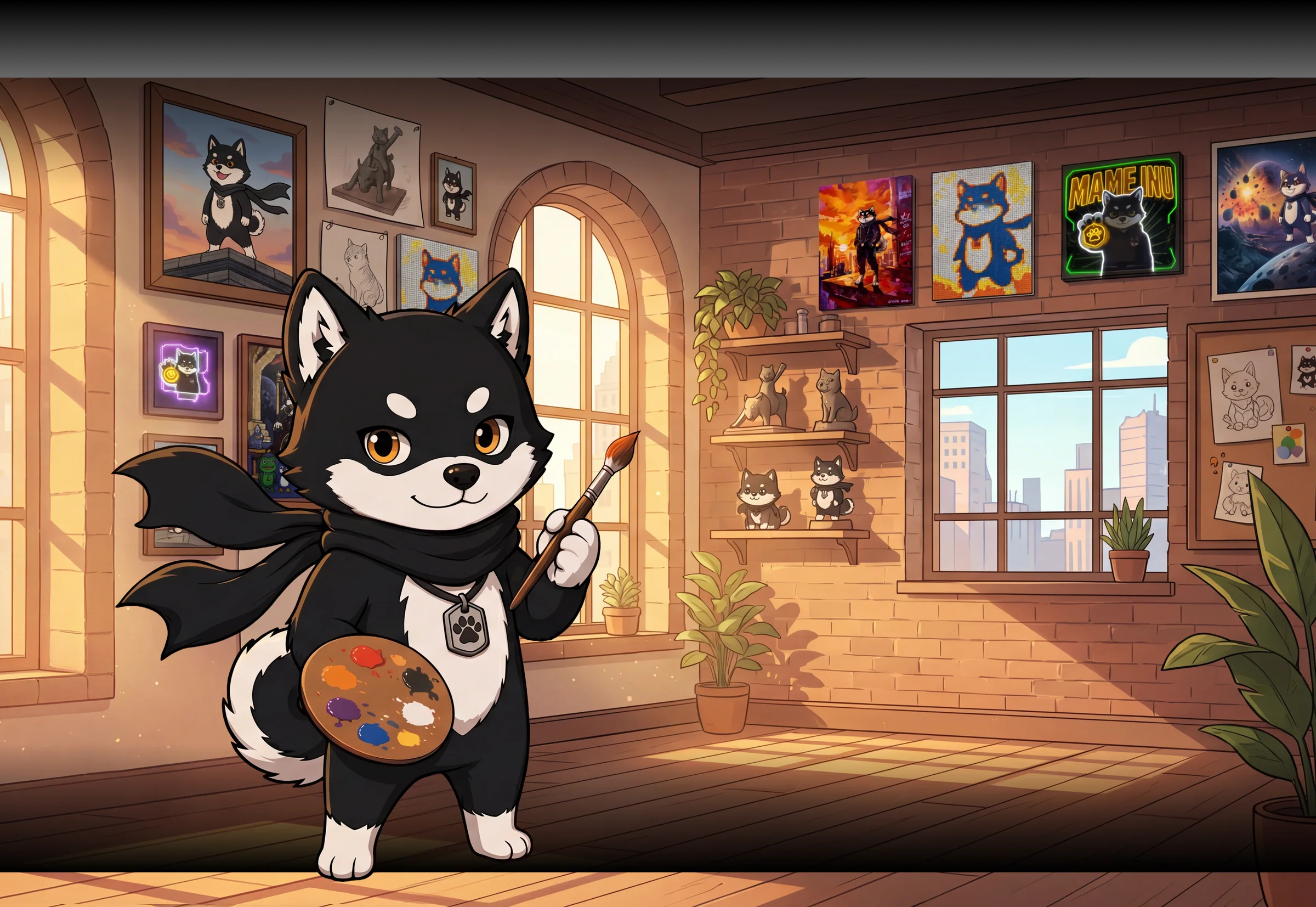 MAME — the last shiba painting community fan art